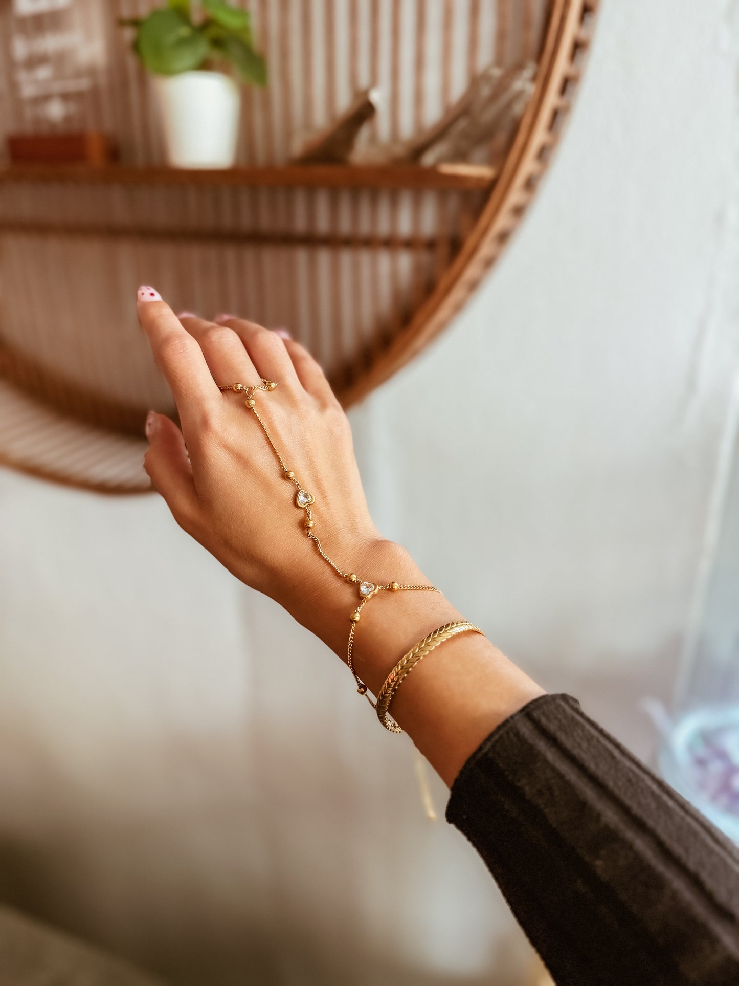 Sparkle Handchain Bracelet